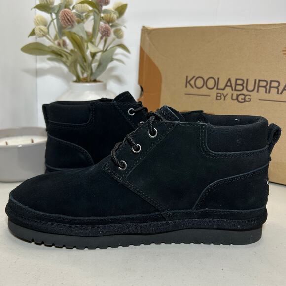 UGG Neumel Lace Up Round Toe Boot S/N 1094269 Black Women 7 NWB - Picture 7 of 11